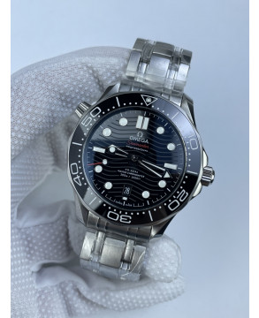 (준비완료/특급배송)NO.2882/VS공장 오메가 씨마스터 다이버 300 스틸 블랙다이얼V4 VS8800 (최신무브업버전)