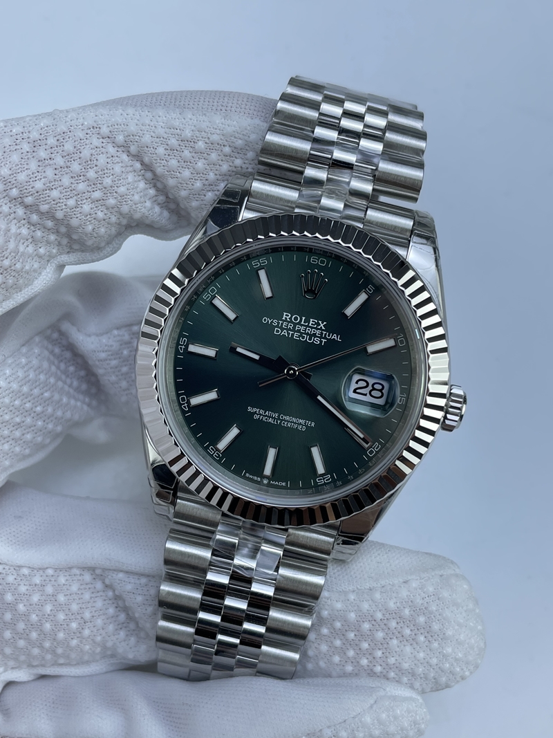 (준비완료/특급배송)NO.2979/VS공장 롤렉스 데이저스트 민트그린 플루티드 쥬빌레 41미리