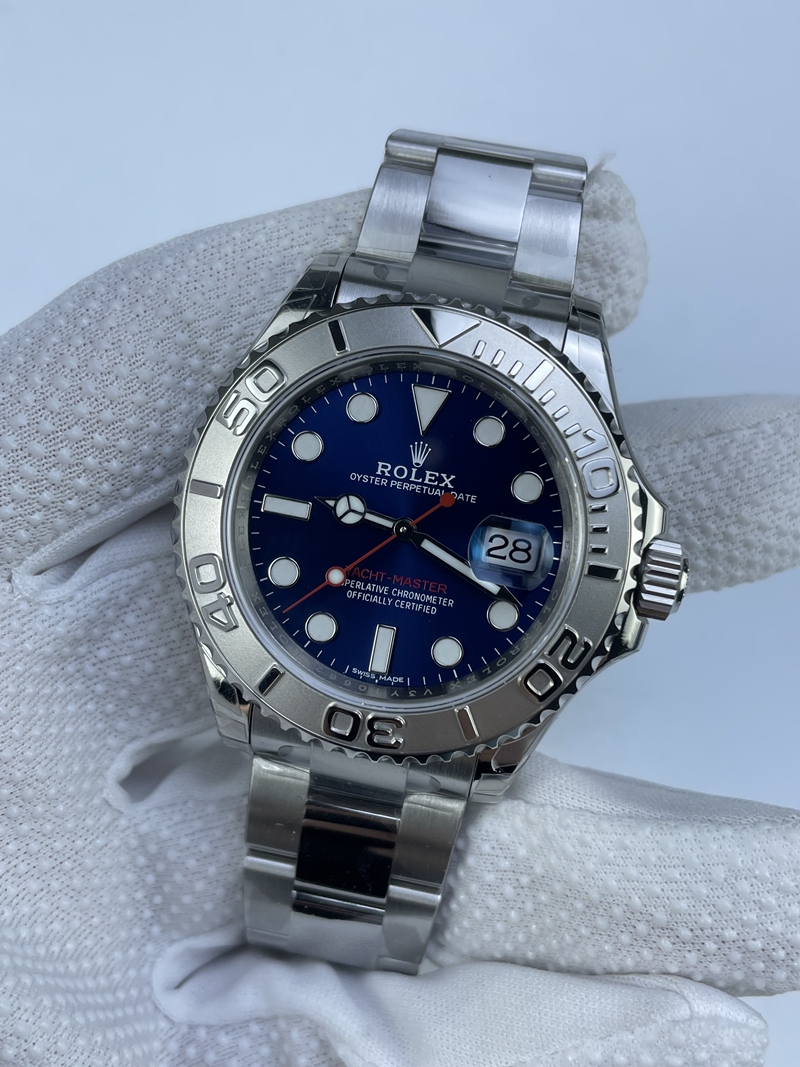 (준비완료/특급배송 할인판매)NO.3059/VS공장 요트마스터 블루 3135풀카피 클론무브